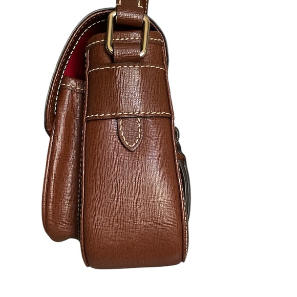 Dooney & Bourke Saffiano Leather Small Safari Crossbody Bag with Defect 0147 - Picture 10 of 13